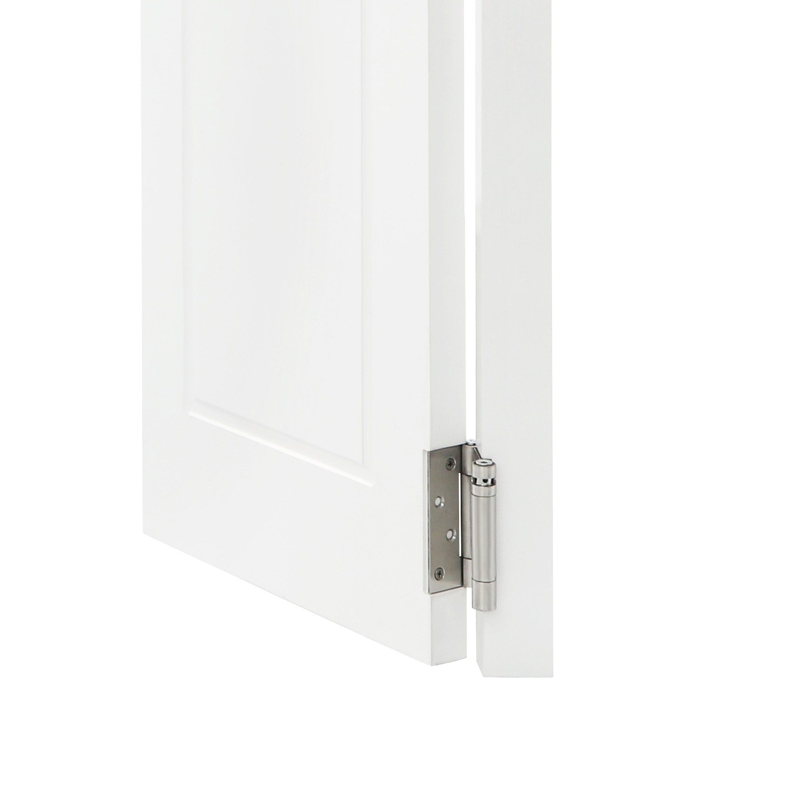 91x107cm Solid Wood Door Partition Door for Shop Entrance Partition White