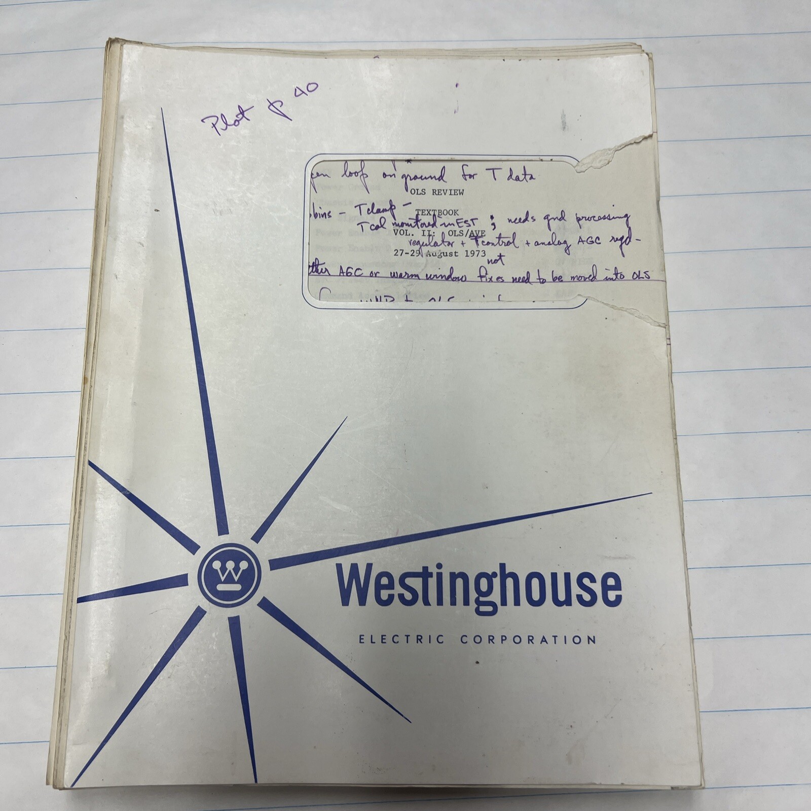 miltary archive  spacecraft/OLS electrical interface August 1973 - Unclassified