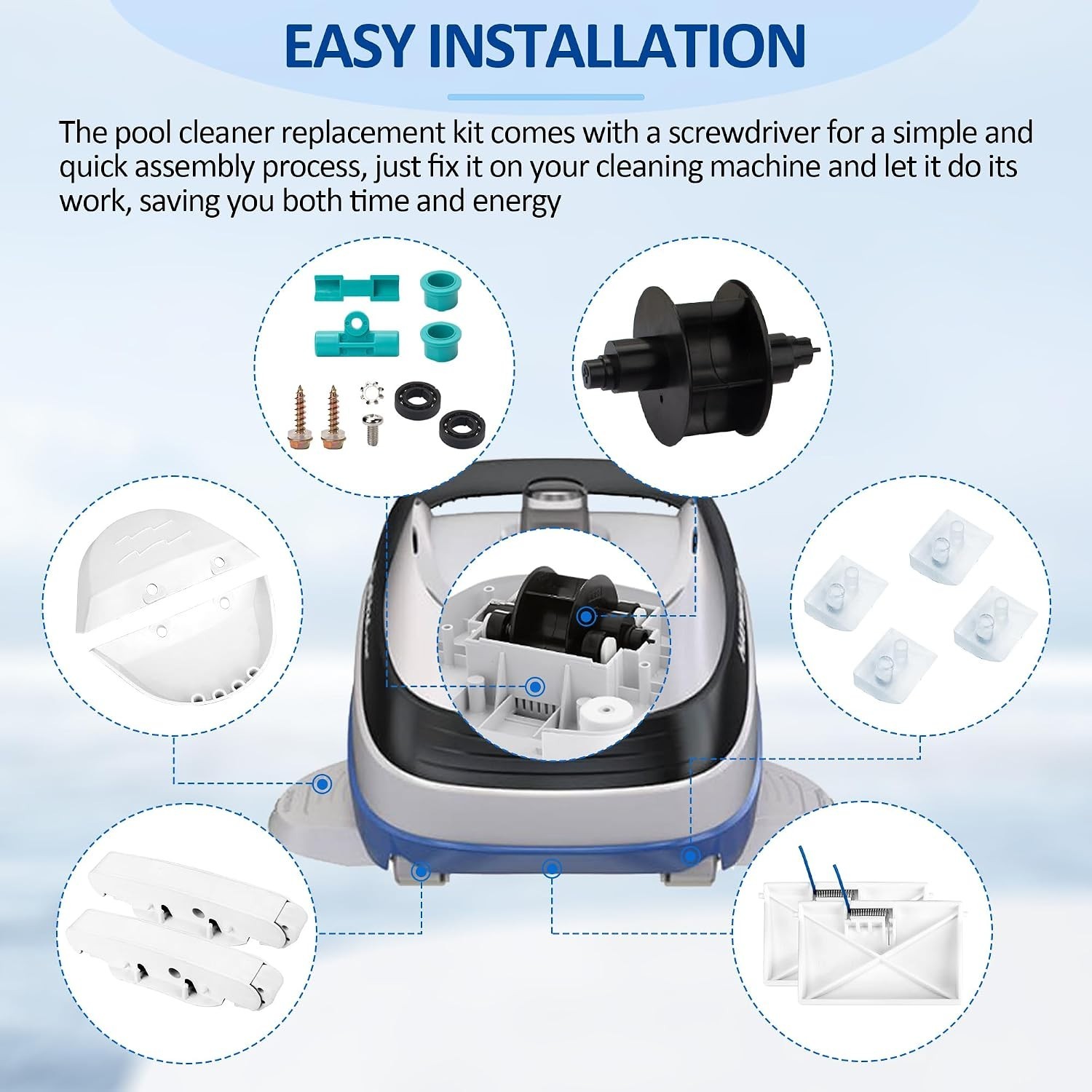 Full Compatibility Pool Vac Tune-Up Kit - Quality