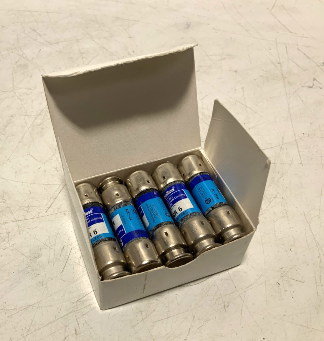 NEW BOX OF 10 LITTELFUSE KLNR 6  LITTEL FUSE