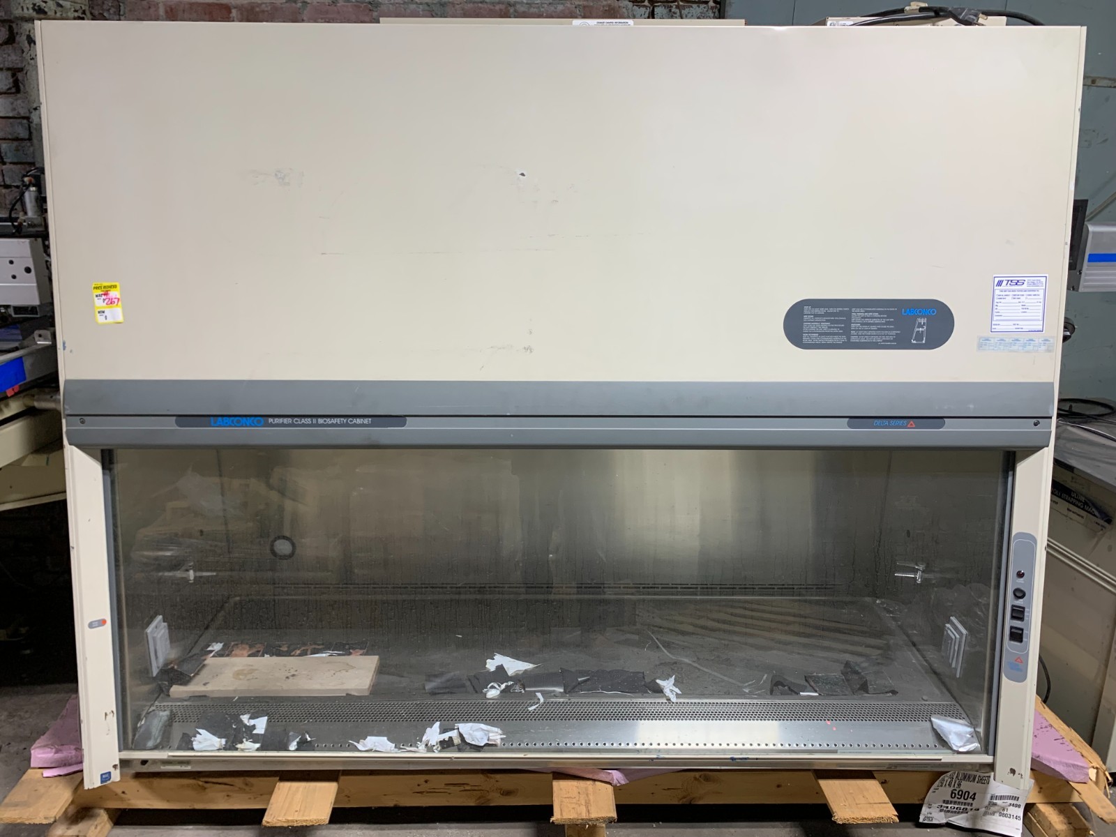 Labconco Purifier Class II Biosafety Cabinet Delta Series 6 Foot (72")