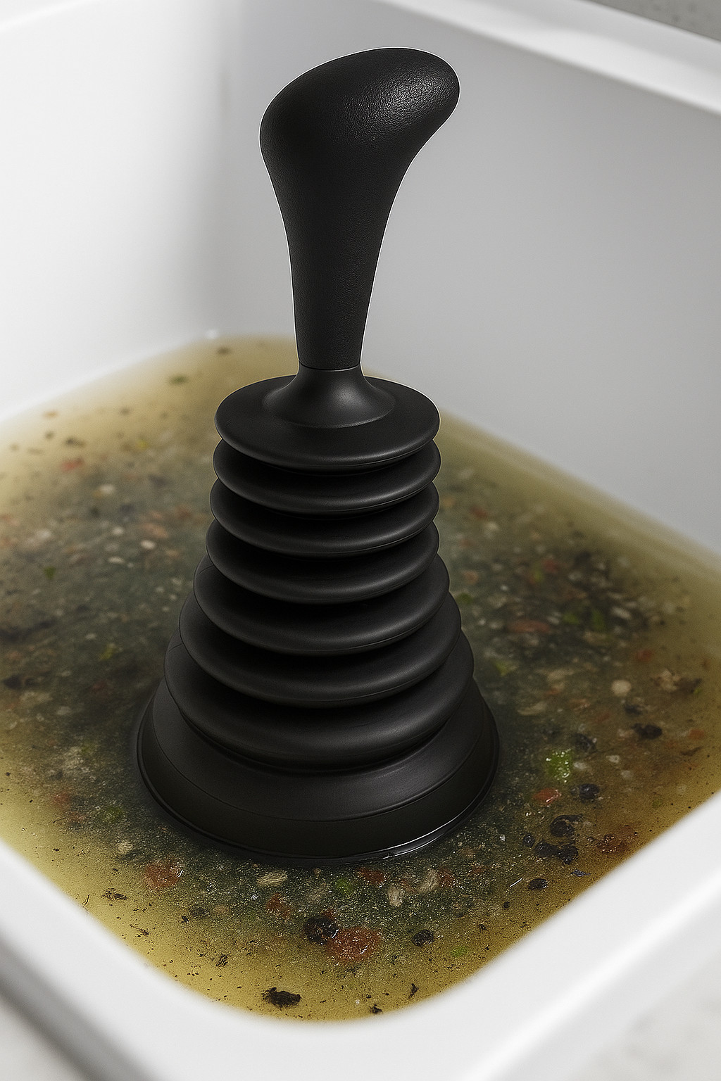 Mini Sink Plunger for unclogging Blocked Sink, Ergonomic Design Durable & Sturdy