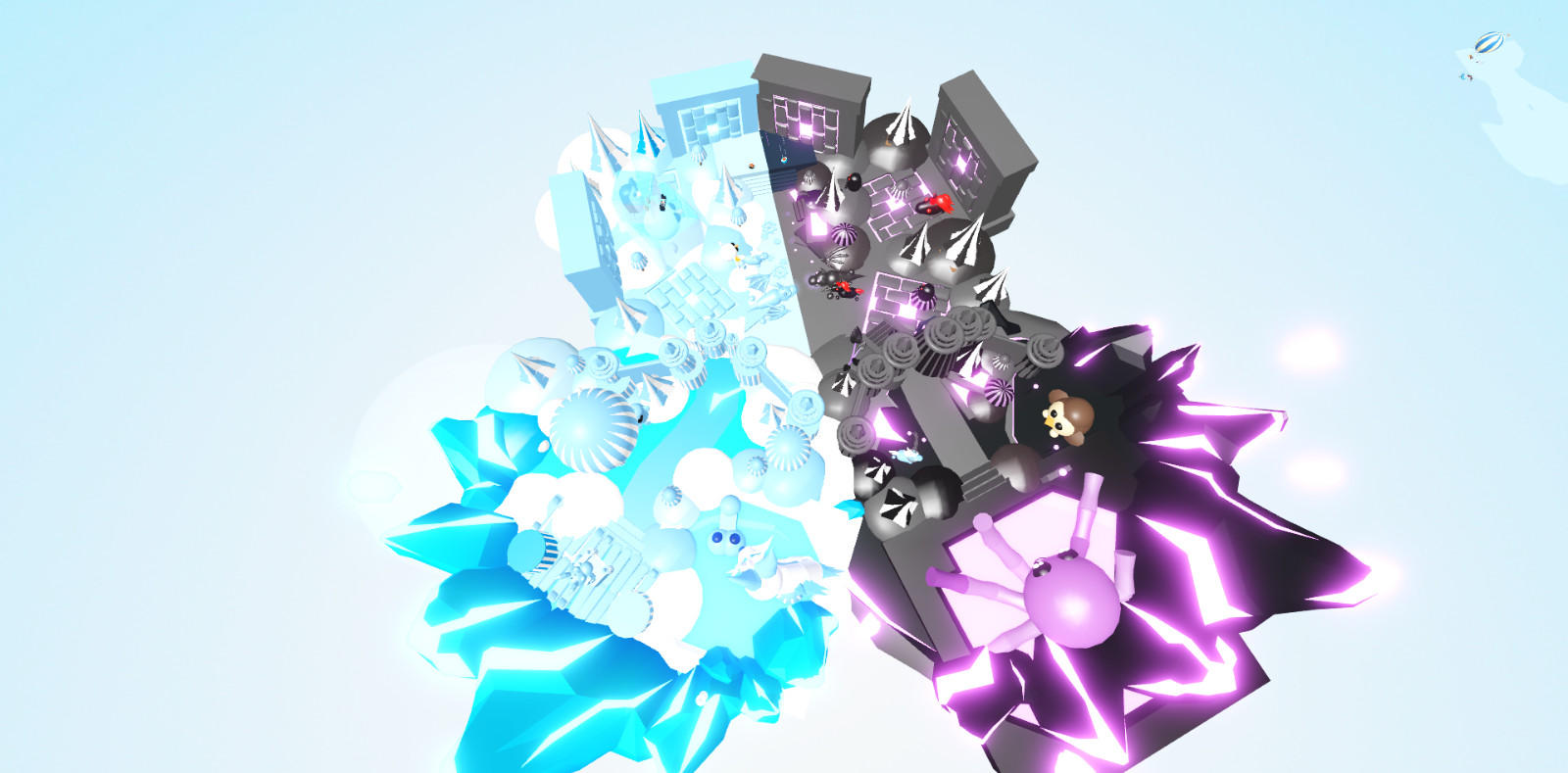Glitch Build Home🏠 Shadow vs Frost 🐉adopt house from me