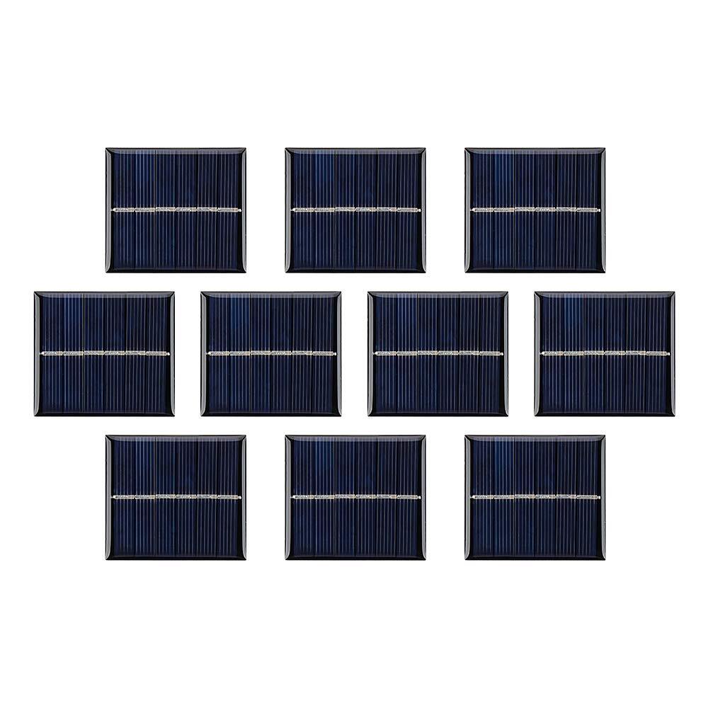 10pcs 3v 120ma Micro Solar Panels Cells Diy Solar Epoxy Plate Electric Toy Mater