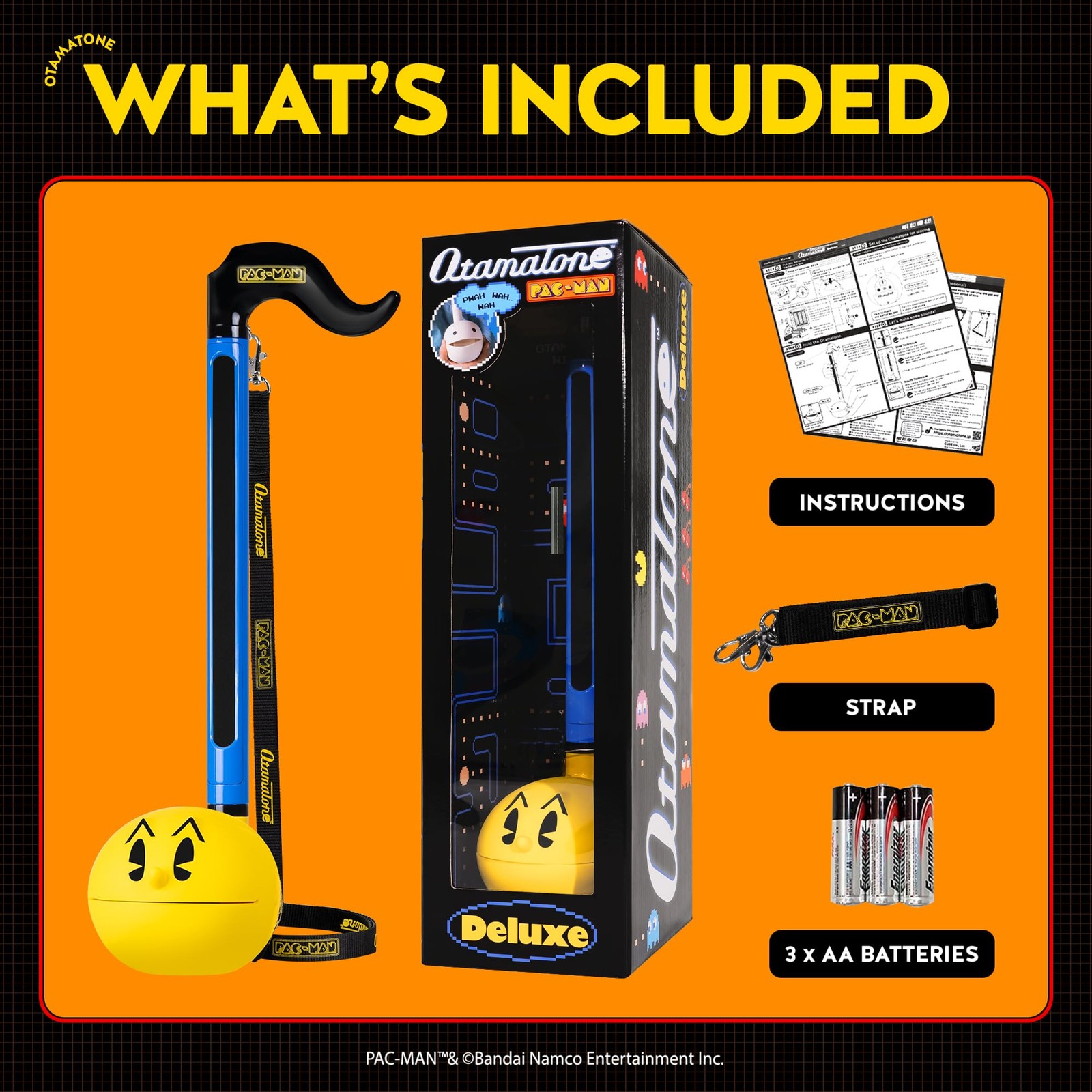 Otamatone Deluxe Pac-Man Synthesizer