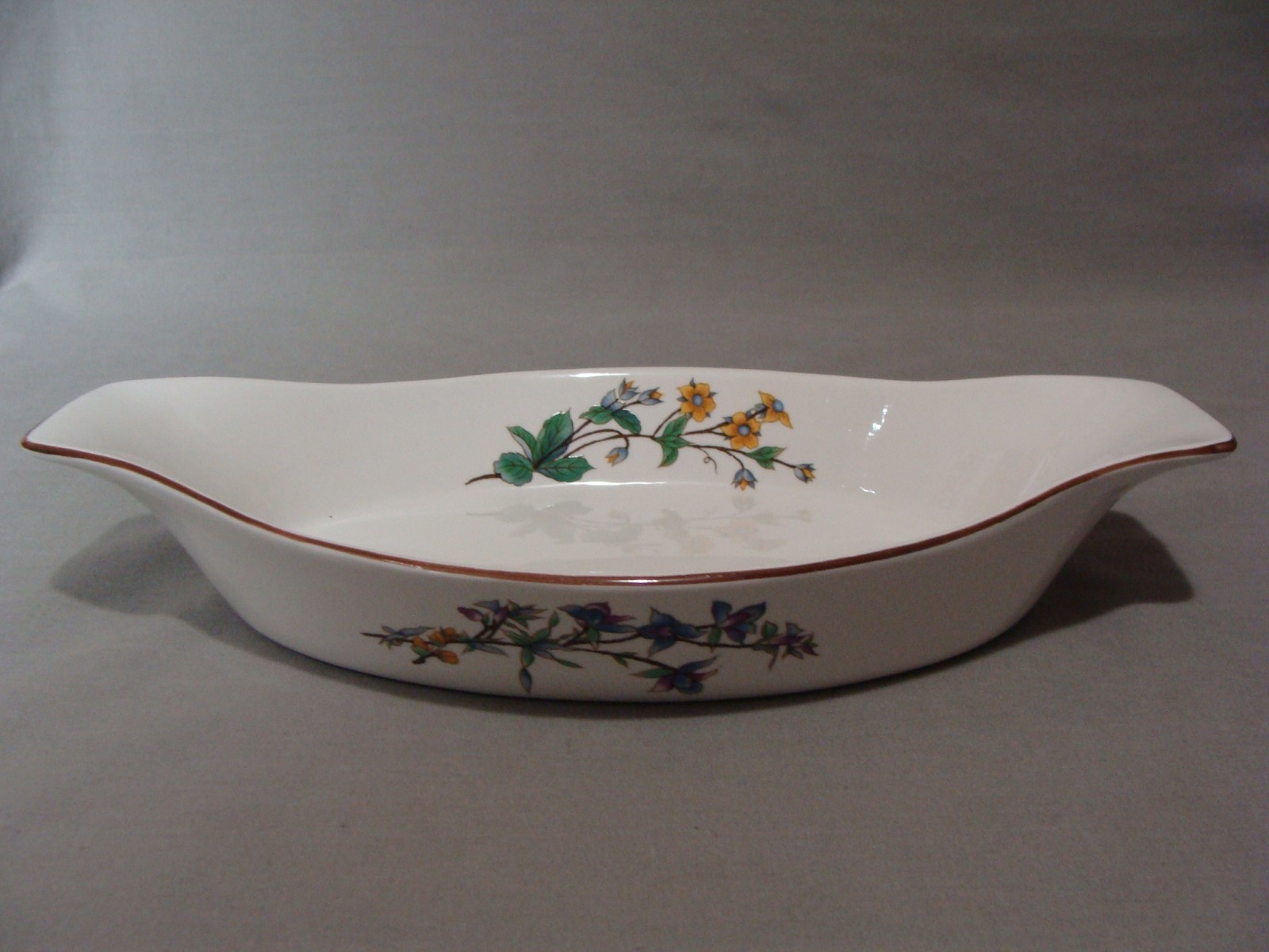 Citation 12" X 7" Augratin Baker Dish In The Woodhill Pattern