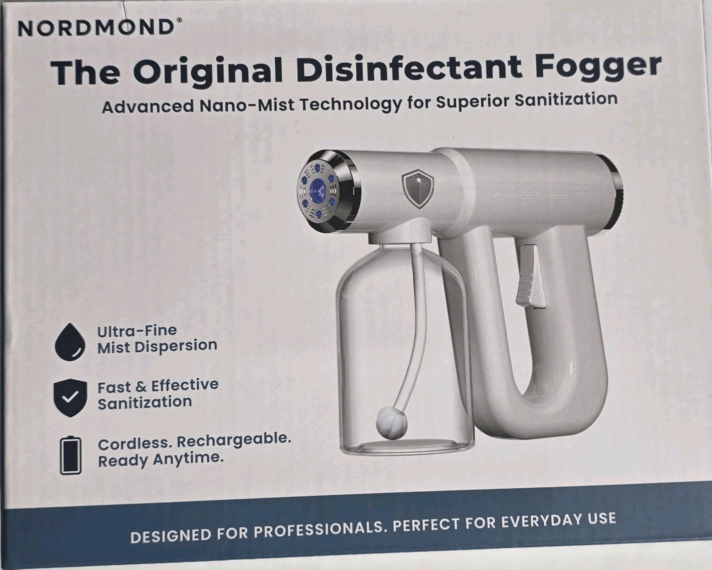 Nordmond Disinfectant Fogger Machine - Rechargeable Sanitizer Sprayer