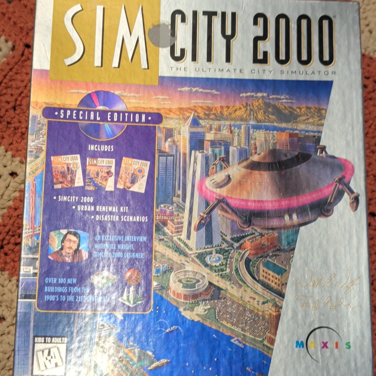 Maxis SimCity 2000 Special Edition PC CD-ROM for Windows English w/ Jewel Case