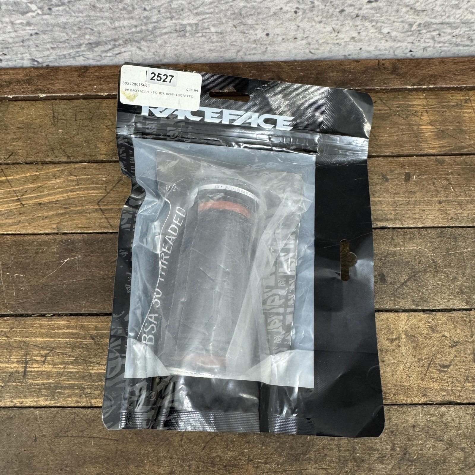 Race Face Cinch Bottom Bracket BSA 100mm 30mm B6 Threaded Fat Bike MTB Black