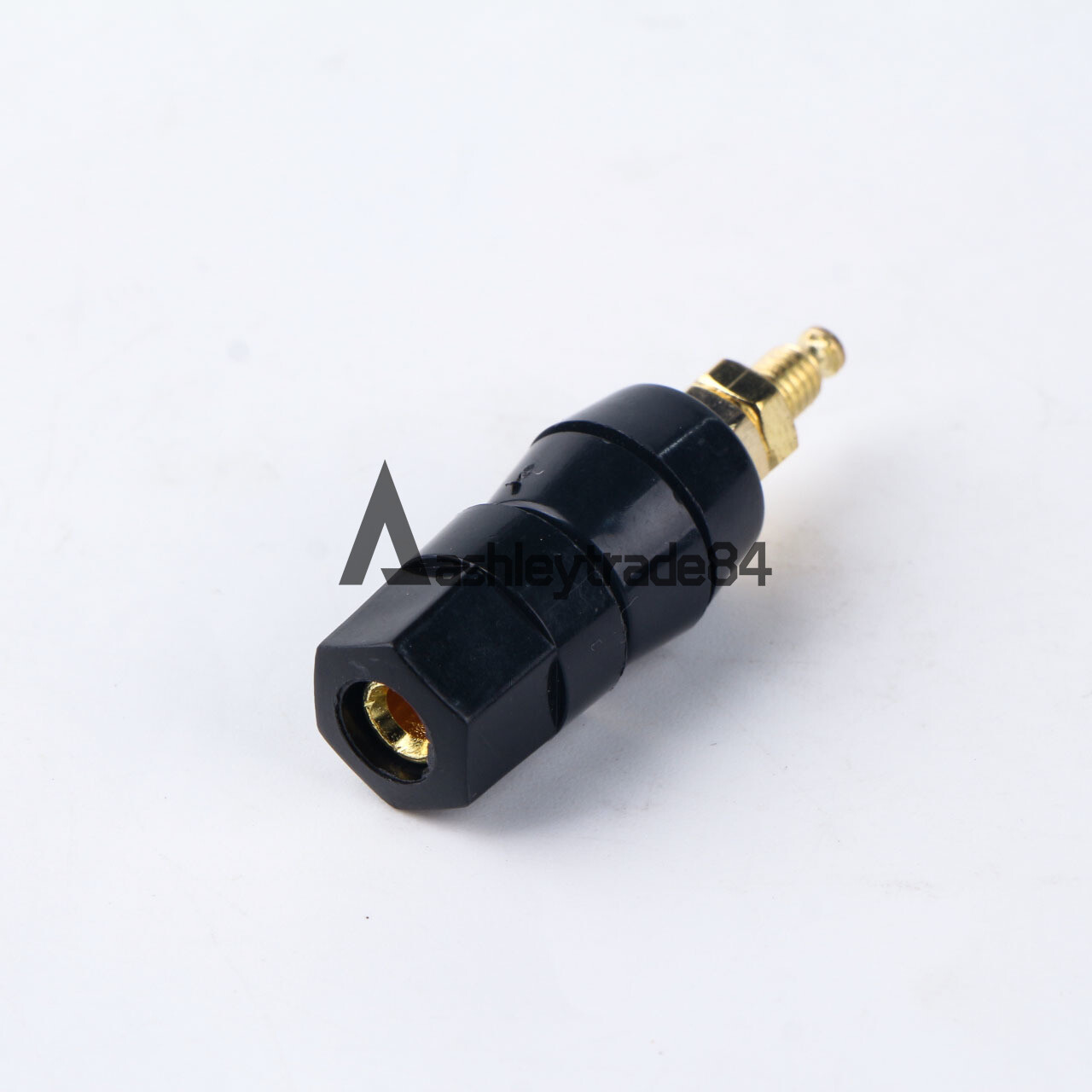 2pcs Binding Post Speaker Cable Audio Amplifier Terminal Banana Plug Jack Gold