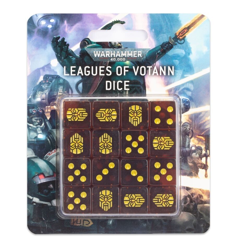 LEAGUES OF VOTANN DICE 16 2022 40K WARHAMMER 40,000 D6 NEW
