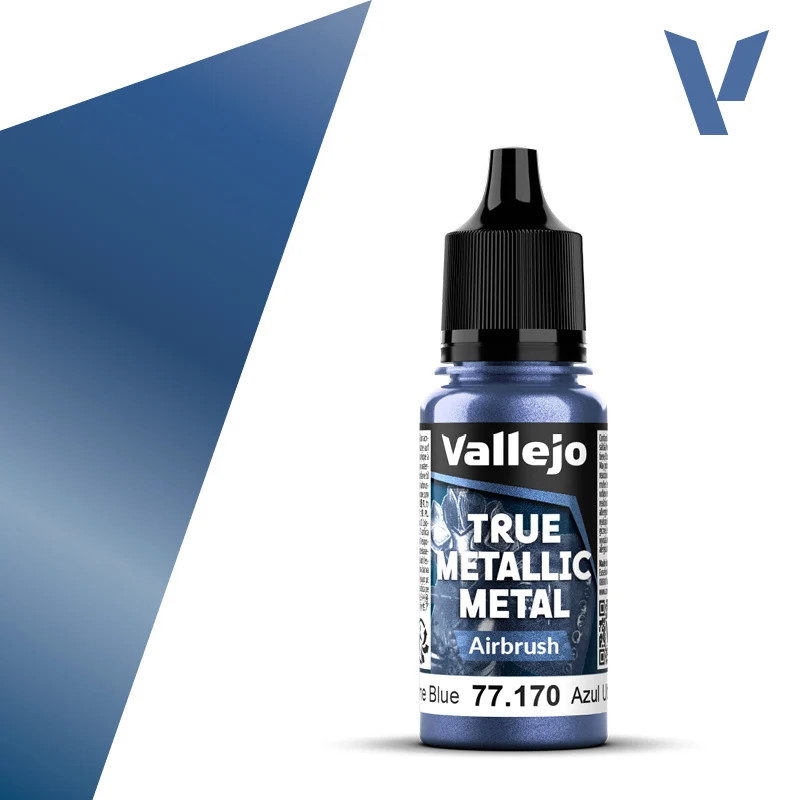 Vallejo True Metallic 77.170 Ultramarine Blue Airbrush 18ml