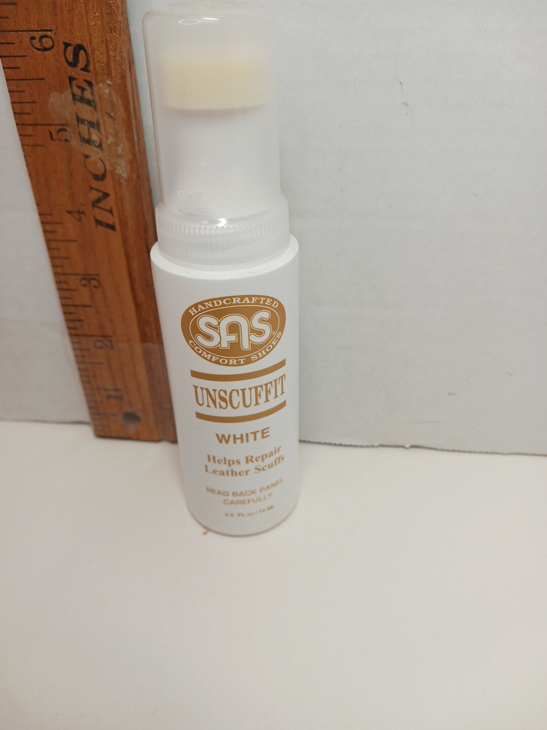 SAS Unscuffit Leather Scuff Repair Dobber White 2.5 Oz 2008