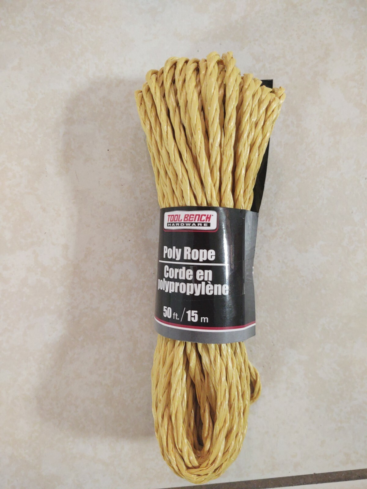 Tool Bench Brand Poly Rope 50 Ft