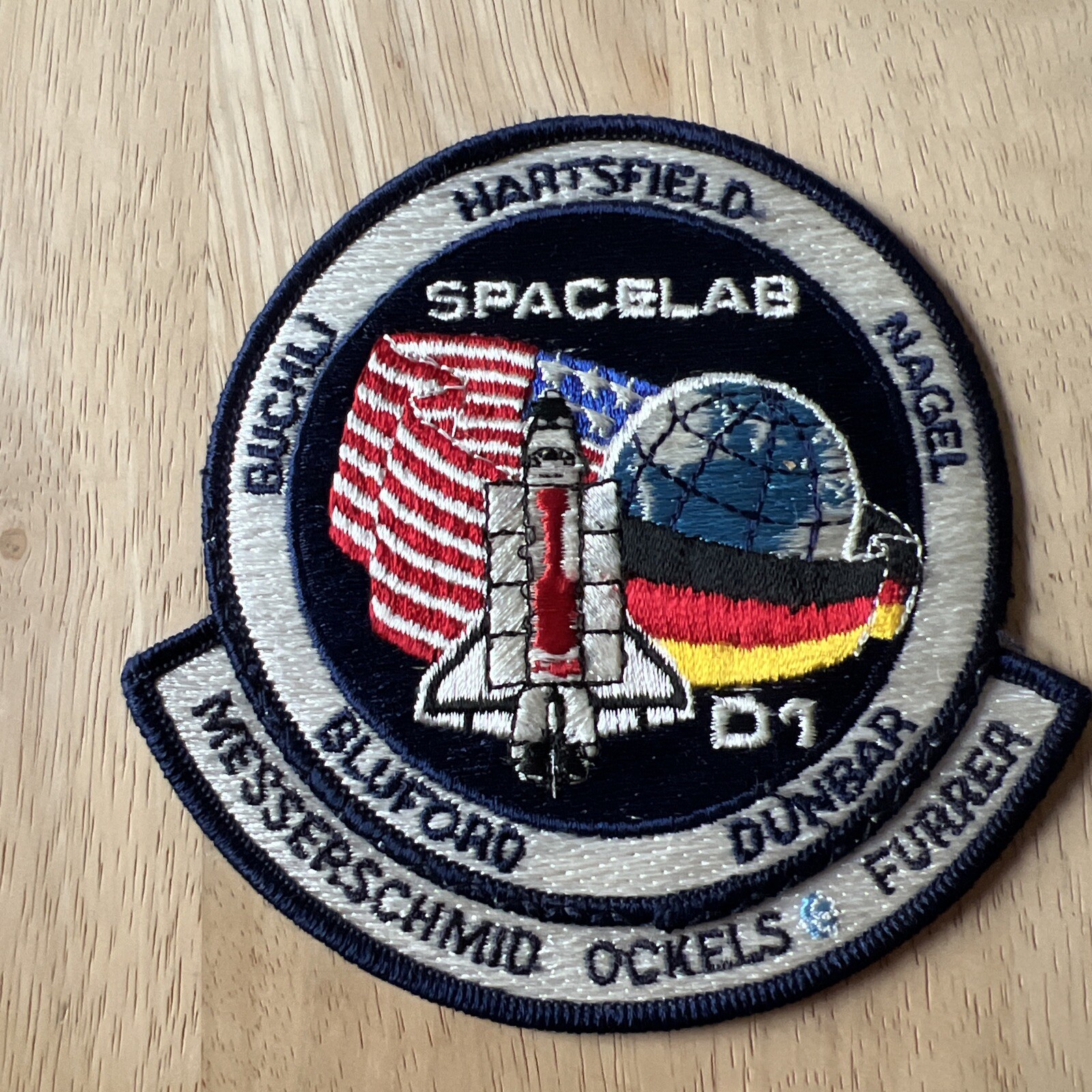 SPACE SHUTTLE CHALLENGER STS-61-A D1 German/USA Patch