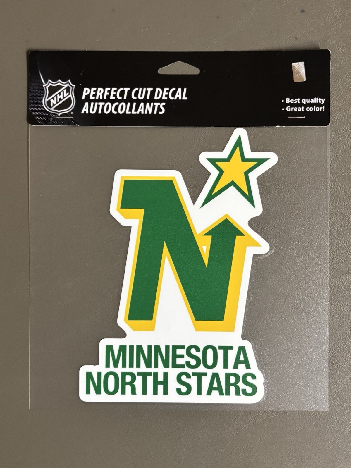 Minnesota North Star NHL 8x8 Die Cut Decal Wincraft NEW!!!