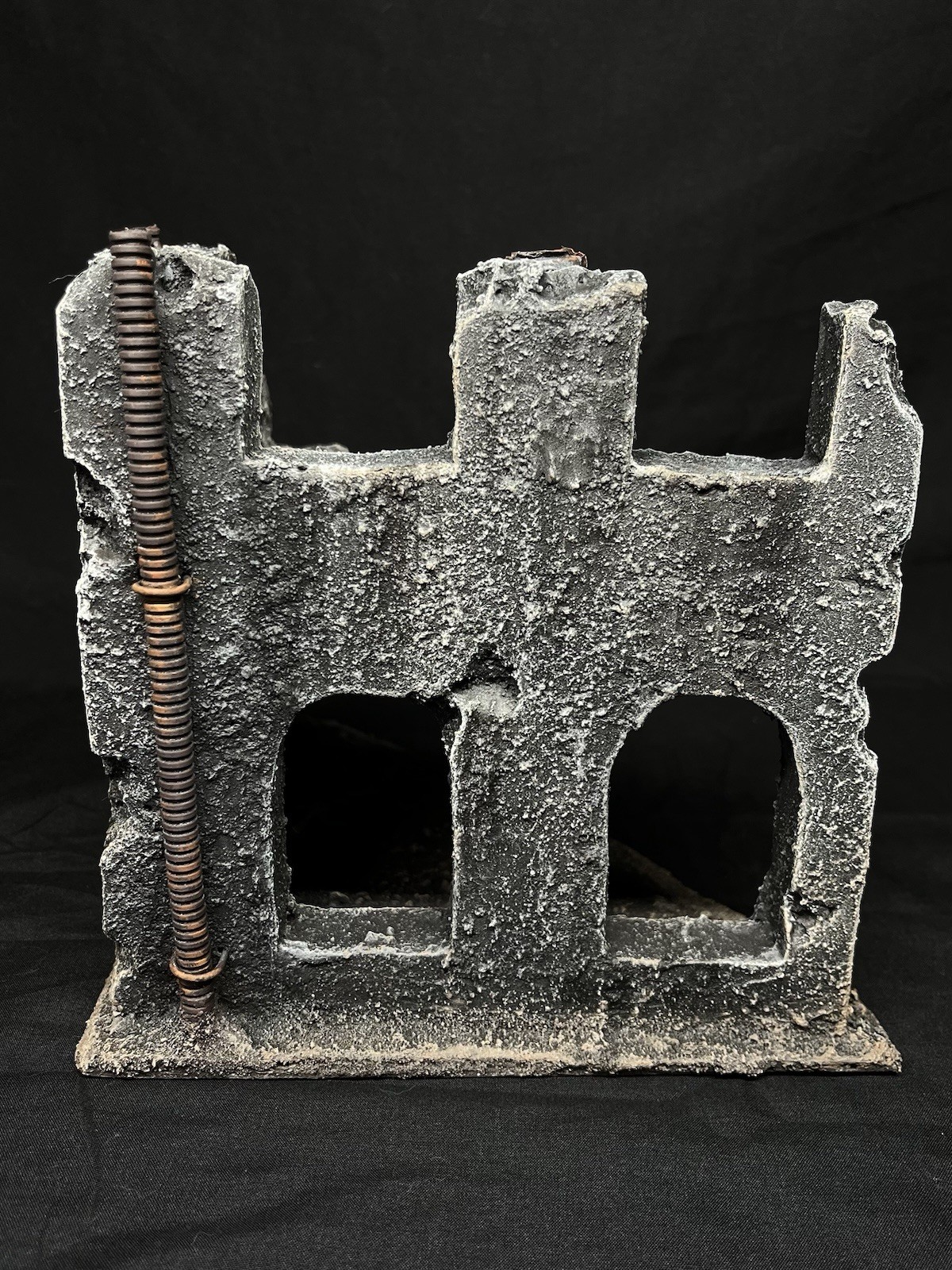 Warhammer 40K Compatible Corner Ruins Terrain Painted Tabletop Wargaming Scenery