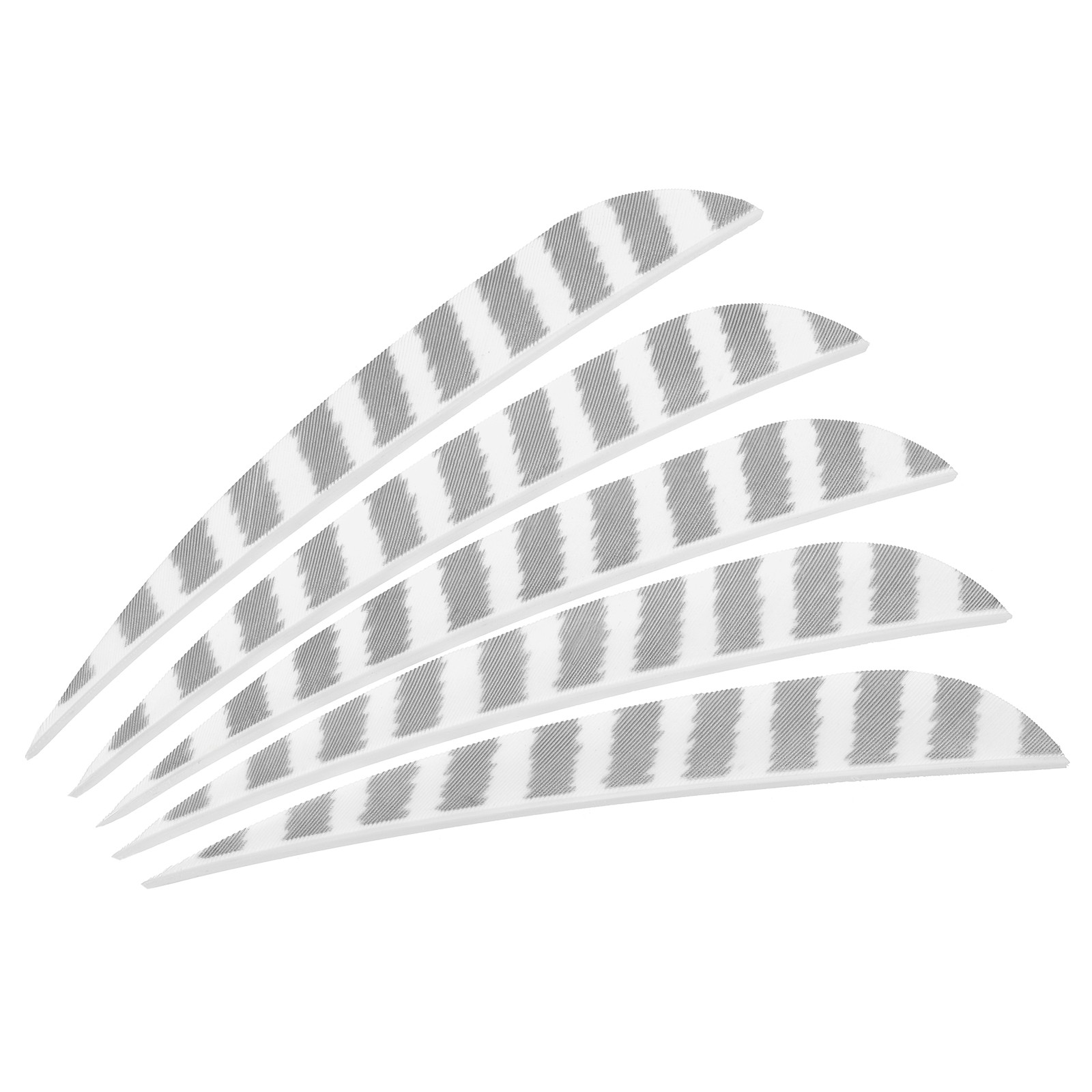 Arrows Vanes 20 Pack 5 Inch Arrow Feather Right Wing, White