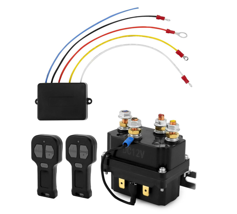 Wireless Winch Remote Control Kit, 12V 250A Winch Solenoid Relay Contactor for..