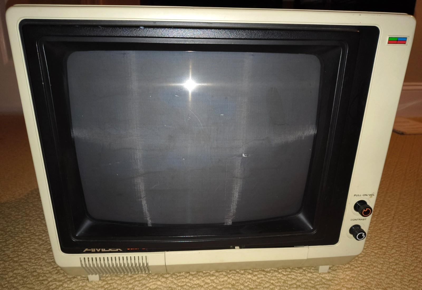 Amdek Color-I 13 inch CRT monitor - Tested, Works Great!