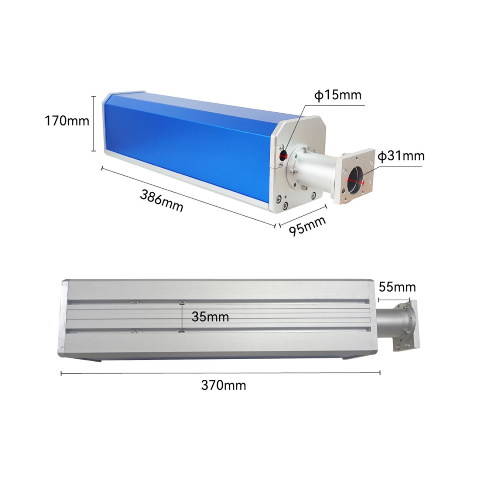 Optical Path Assembly For Fiber Laser Marking Engraving Machine