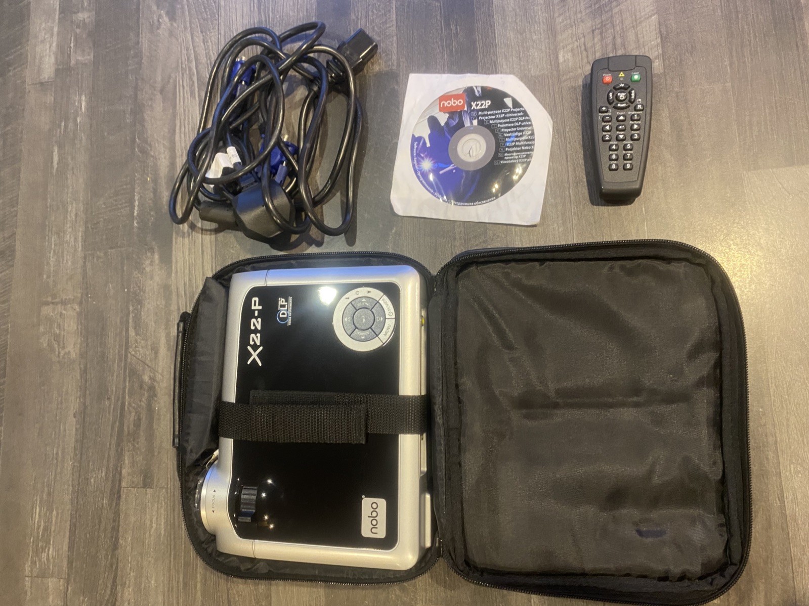Nobo x22-p DLP Projector - Lightweight and Portable - Easy to Use