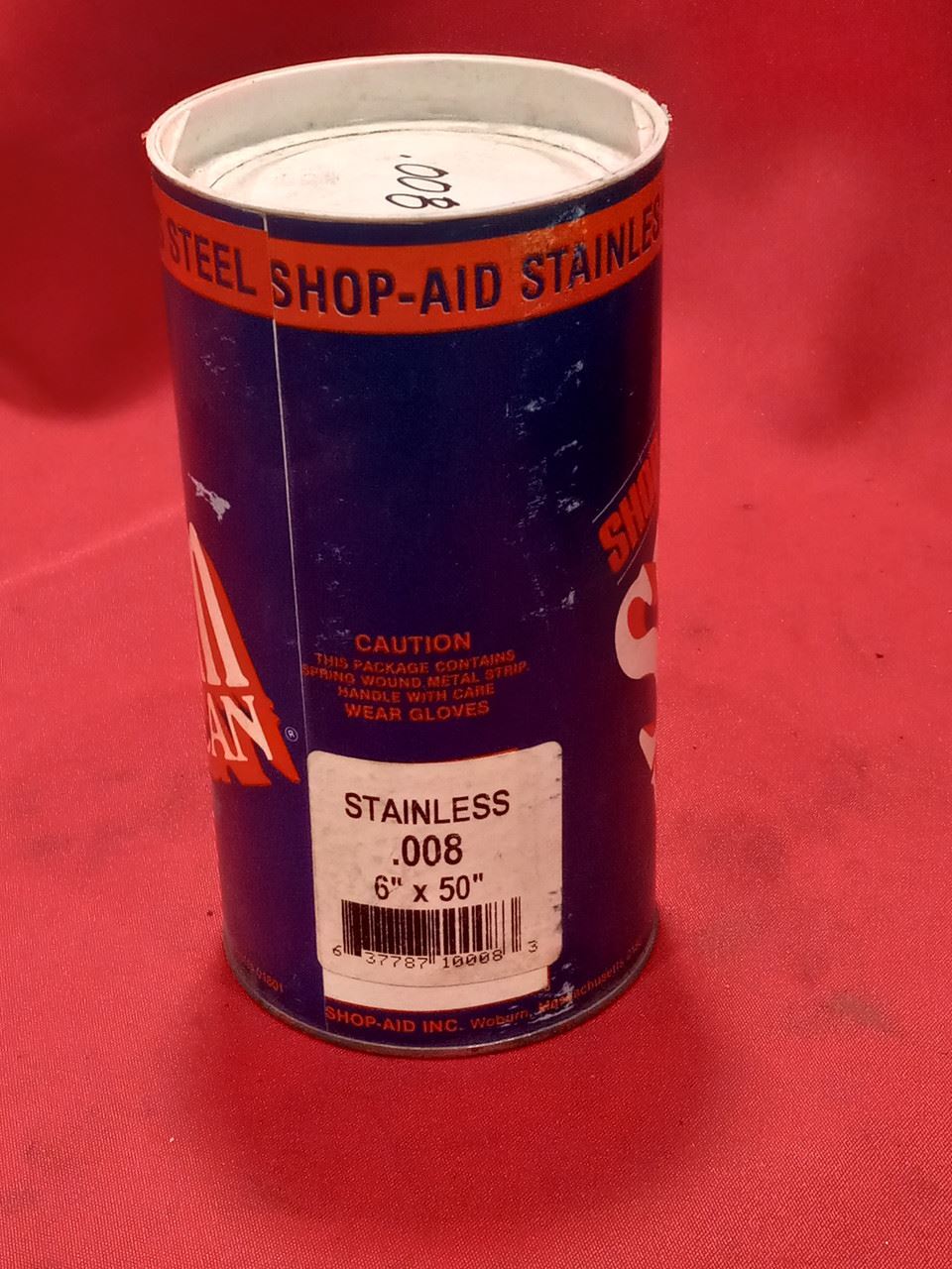 Shop-Aid Inc. .008", 6" x 50" Stainless Steel Shim