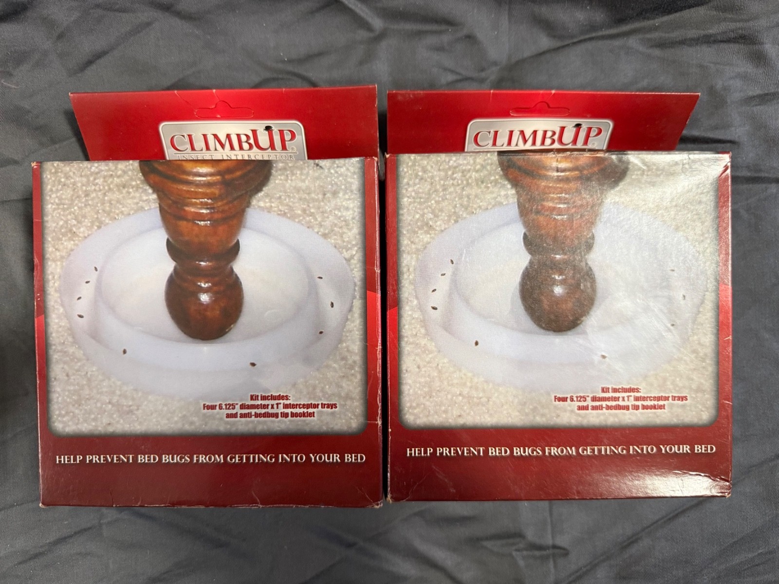 2x Climbup Insect / Bed Bug Interceptor (4ct each) - Factory Packaging