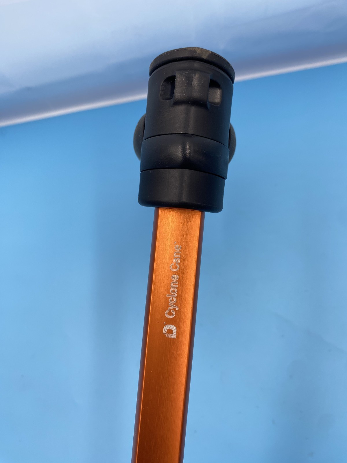 Dynamo Cyclone Walking Cane-Orange Aluminum