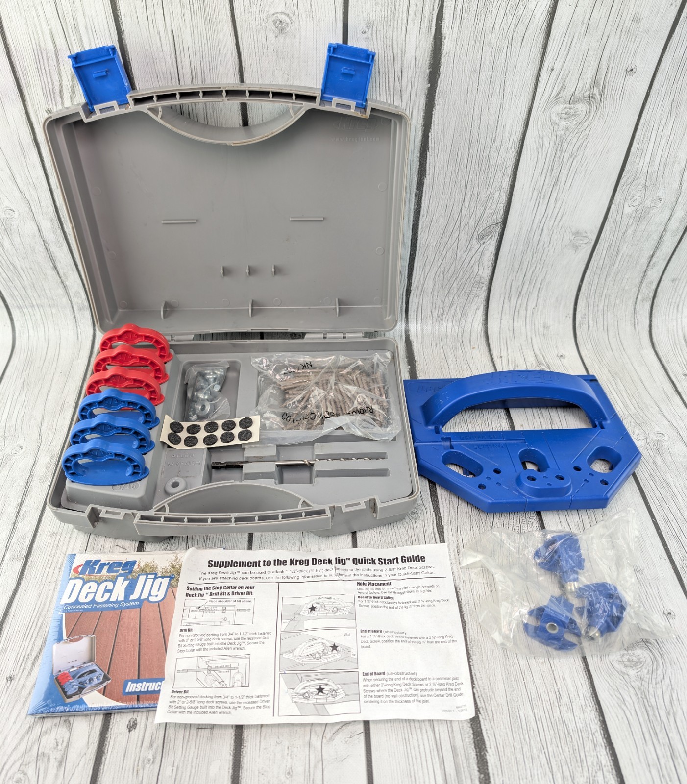 Kreg Deck Jig Kit Concealed Fastening System Missing Driver Bit