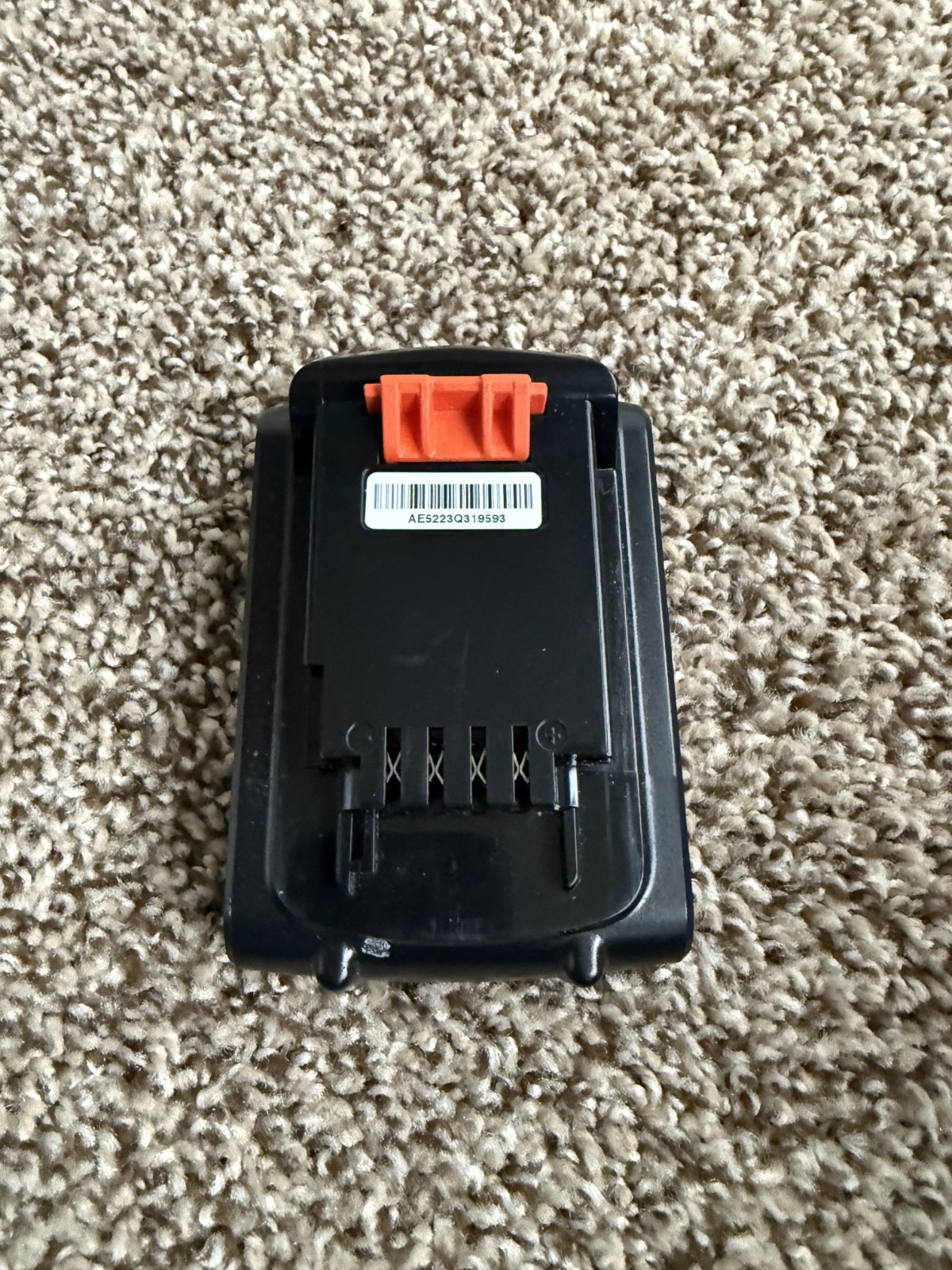 BLACK+DECKER BCD702 20V MAX Cordless Drill/Driver With Battery Untested