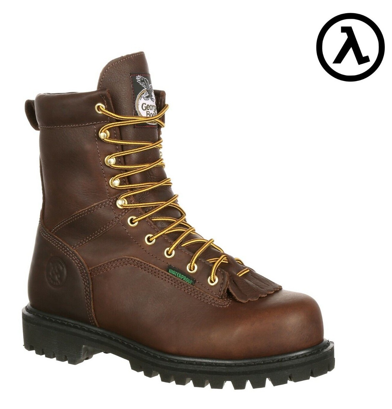 GEORGIA BOOT LACE-TO-TOE STEEL TOE WATERPROOF WORK BOOTS G8341 - ALL SIZES - NEW