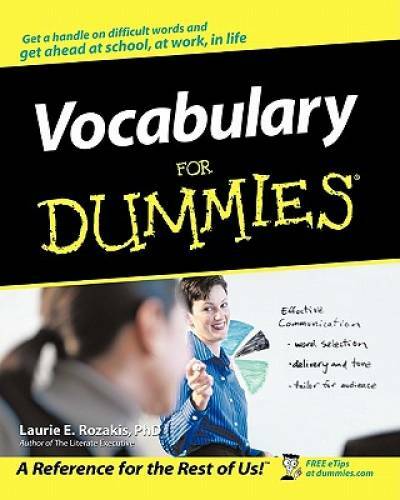 Vocabulary For Dummies - Paperback By Rozakis, Laurie E. - GOOD