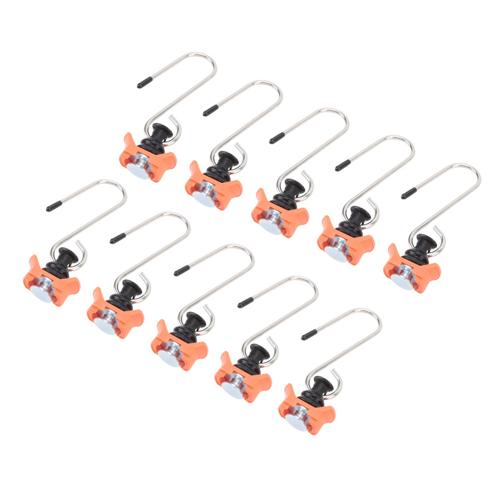 10PCS Single Stud Fitting L Track Tie Down Anchor with Hook for L Track Rails in