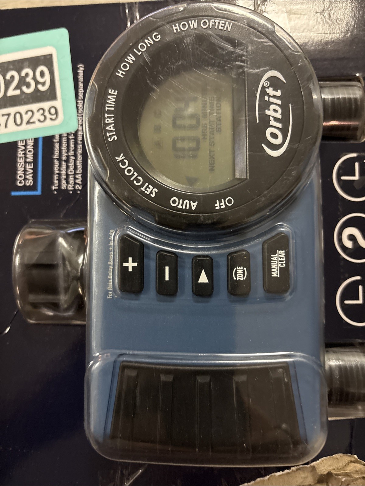 Orbit 2 Output Port Stationary Digital Hose End Timer 24706 NEW OPEN BOX