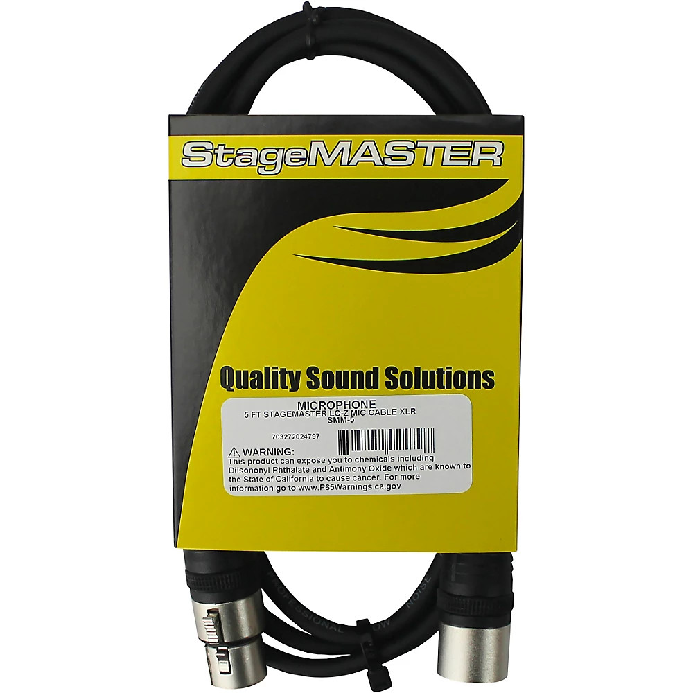 Pro Co StageMASTER XLR Microphone Cable 5 ft.