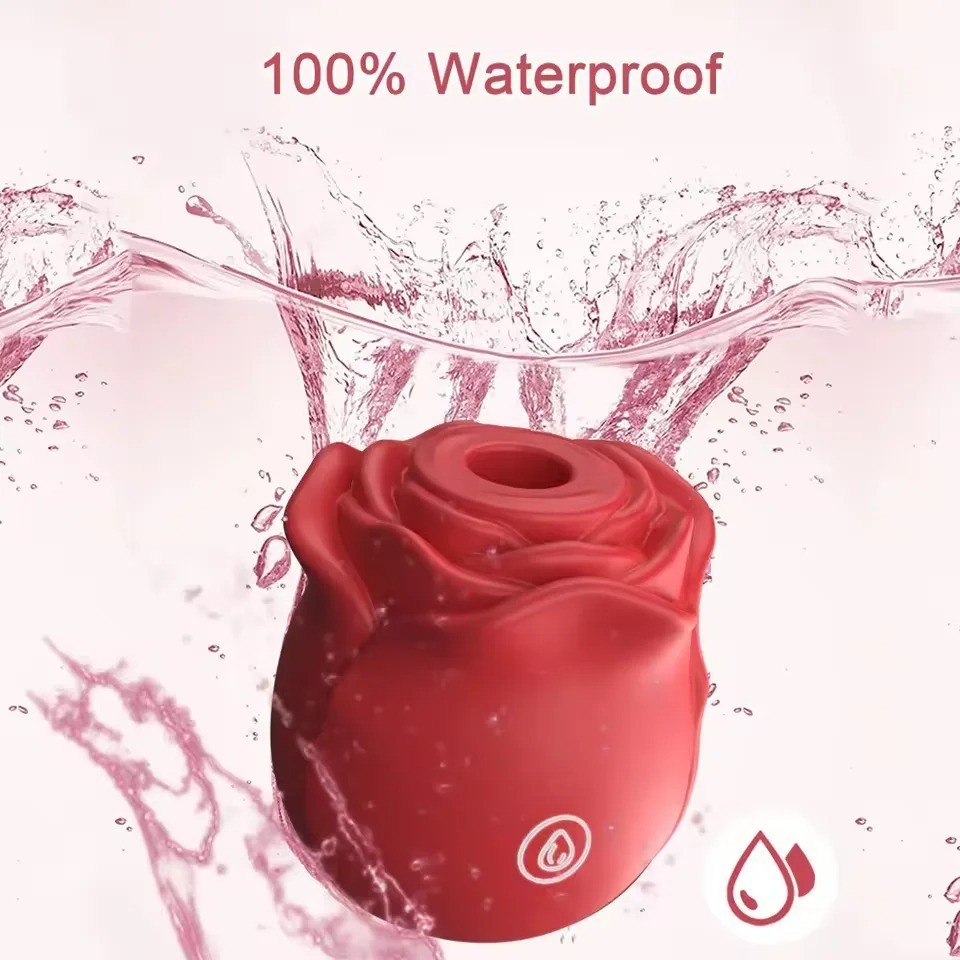 10-speed Rose Vibrator G-spot Dildo Clitoral Sucking For Women Sex Toys