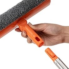 Professional 2 in 1 Window Squeegee with 68" Long Stainless Steel