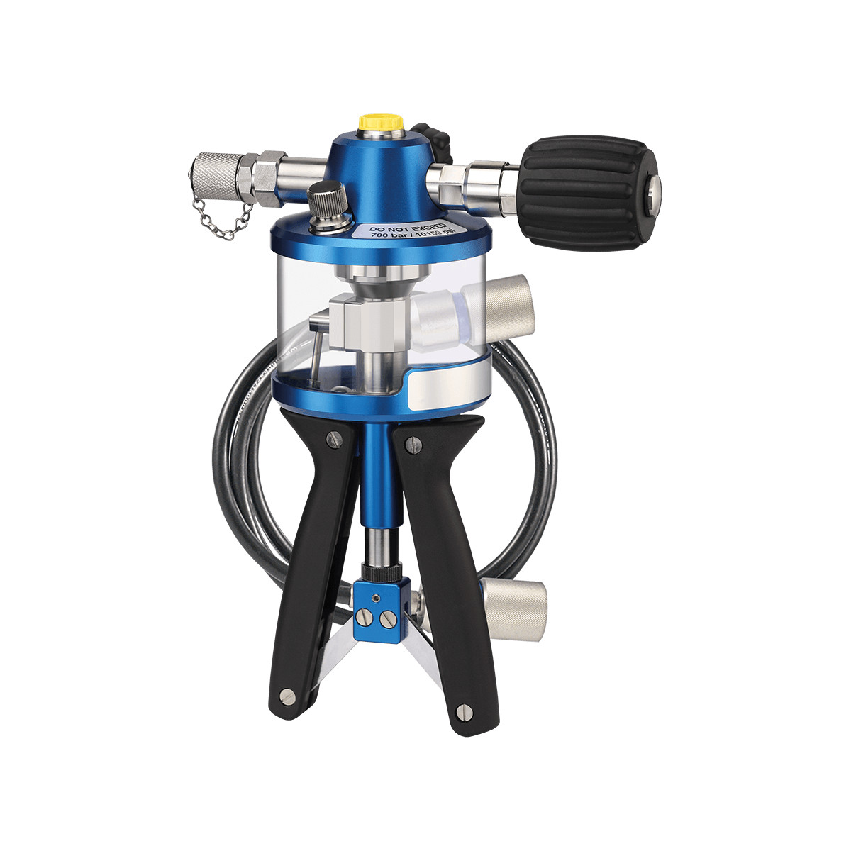 Pneumatic Hand Test Pump & Hose Only 0 to 14,500 PSI (1000 Bar) P1000.2 OEM