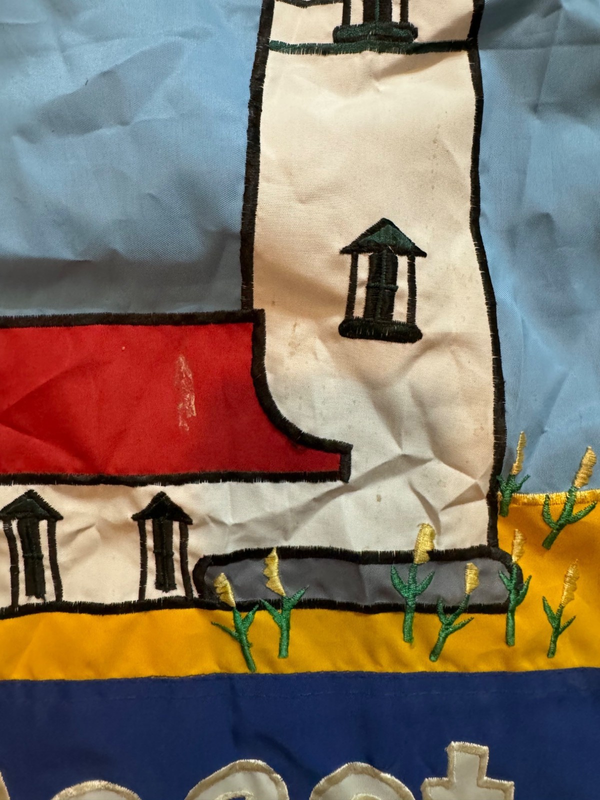 Oregon Coast Lighthouses Wall Hanging flag Quilt pattern Art READ