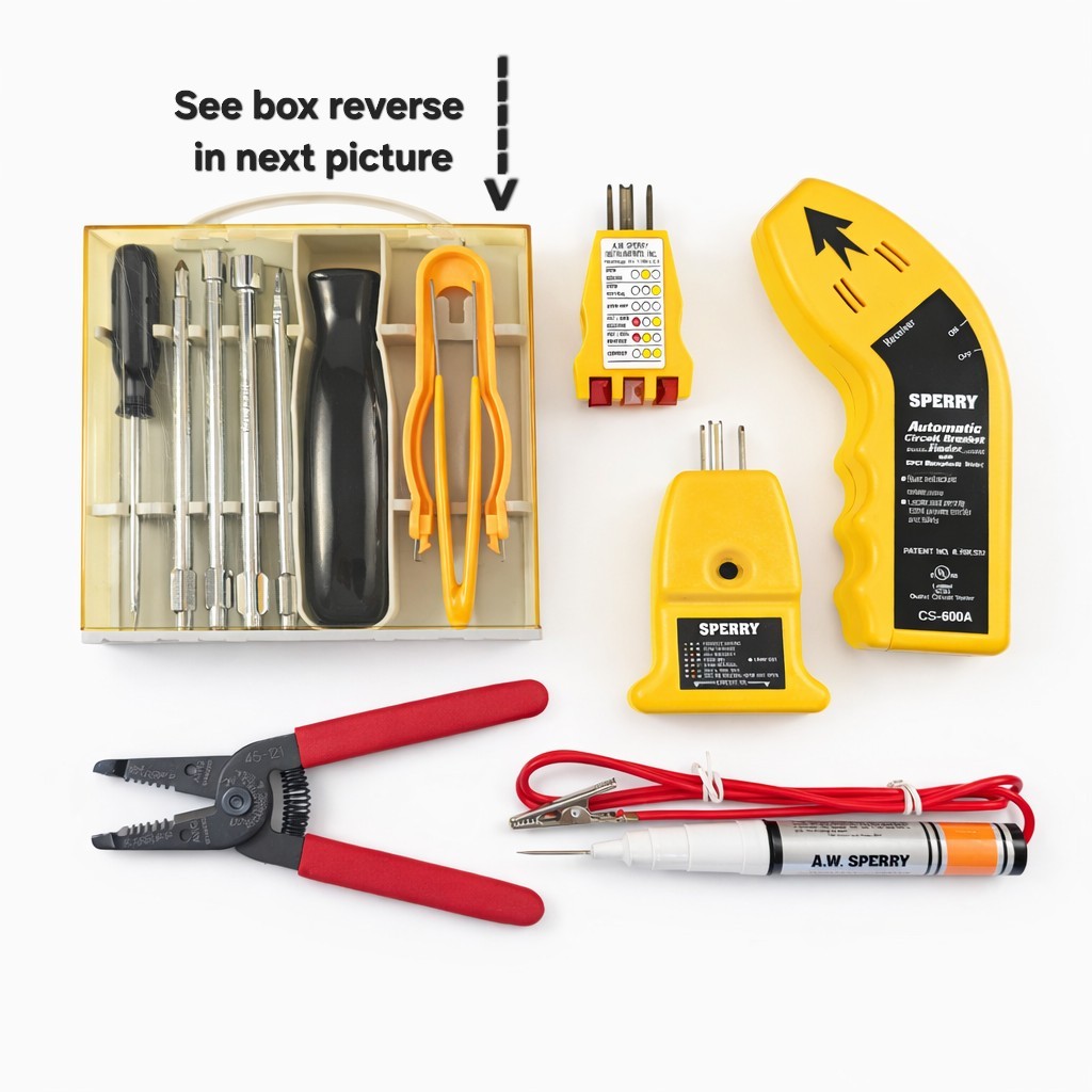 Electrical & Hand Tools Sperry Circuit Breaker Finder, Strippers, Screwdriver