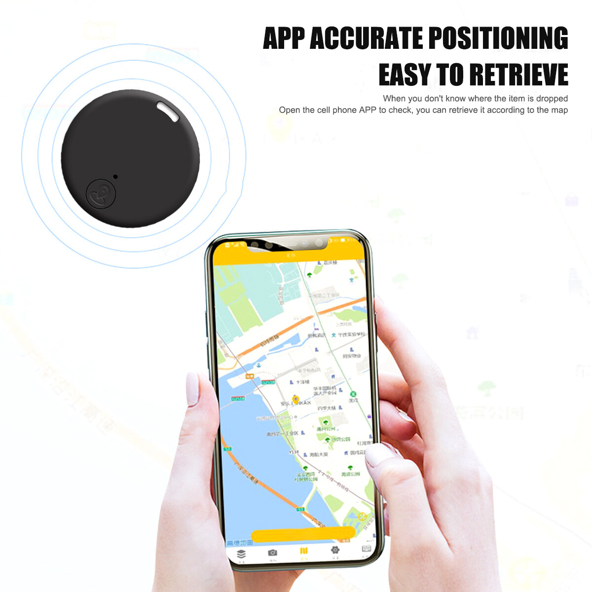 Bluetooth Mini GPS Location Device Tracking Tag Key Pet Child Finder Tracker LOT