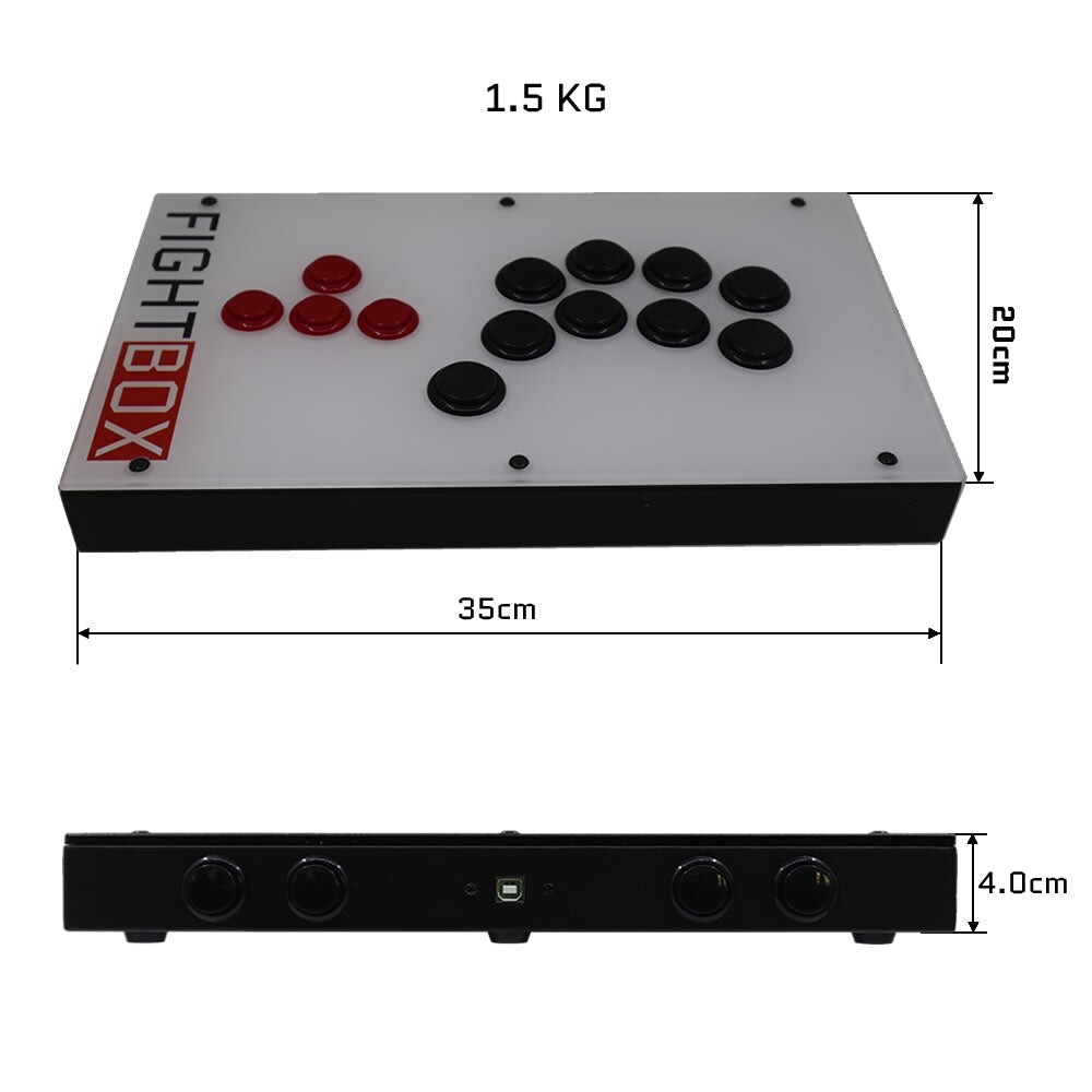 Fightbox F3 All Button Leverless Arcade Game Controller For PC/PS/Xbox/Switch
