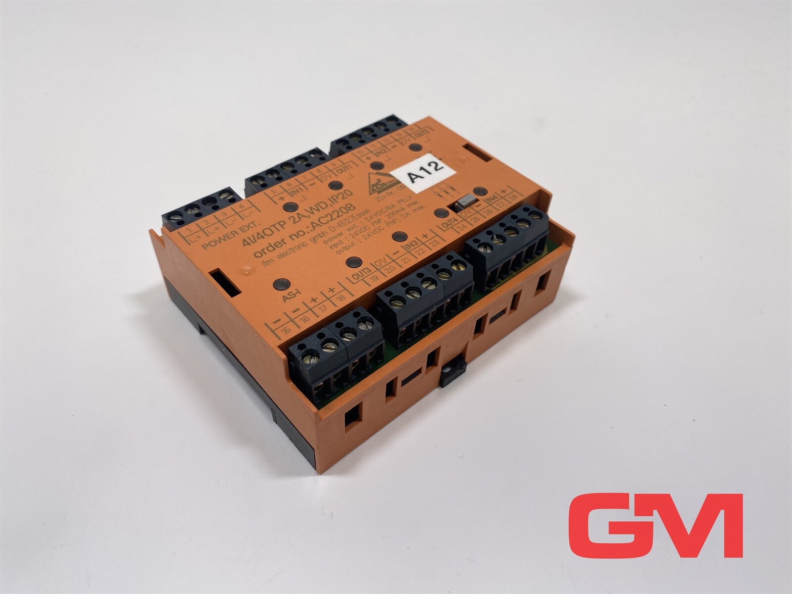 Ifm Electronic Gmbh AS-i Module AC2208 ASi Interface 4I/4OTP 2A, WD, IP20 Unit