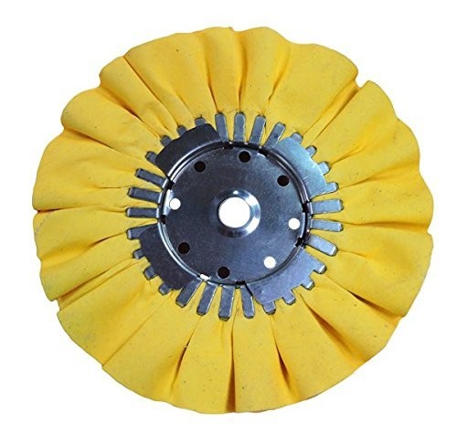Buffing Wheel 10" Dia X 5/8 Arbor 16 Ply Yellow Treat for Polishing Aluminum ...