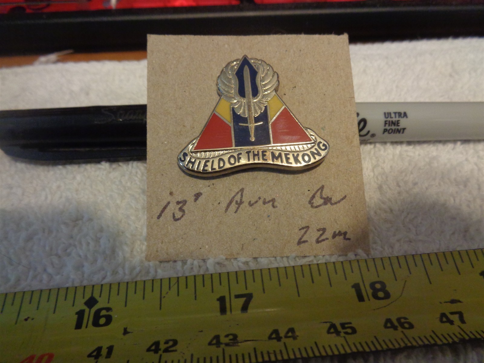13th Aviation Battalion 22M Unit Crest, DI, DUI (DRAW#J5)