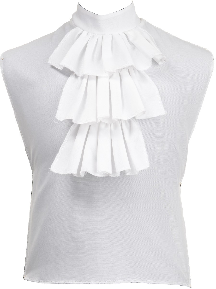 Ruffled White Jabot And Shirt Front Costume Accessory