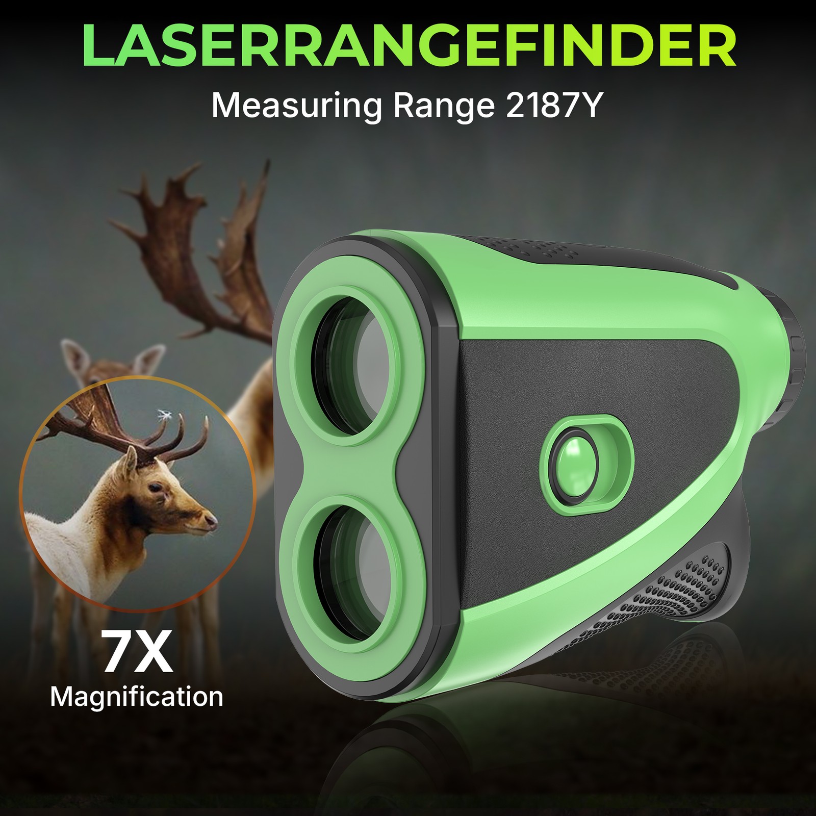 NEW GTGUARD Golf Laser Rangefinder 1200Yards Slope Flag Lock Vibration Magnetic