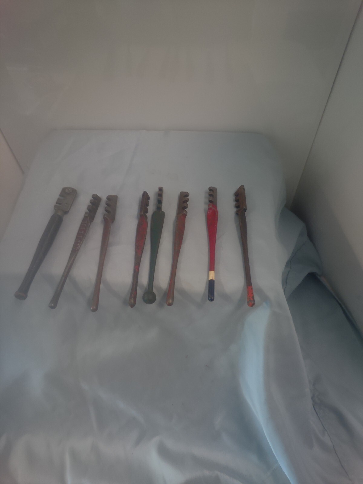 Set Of 8 Vintage Glass Cutters