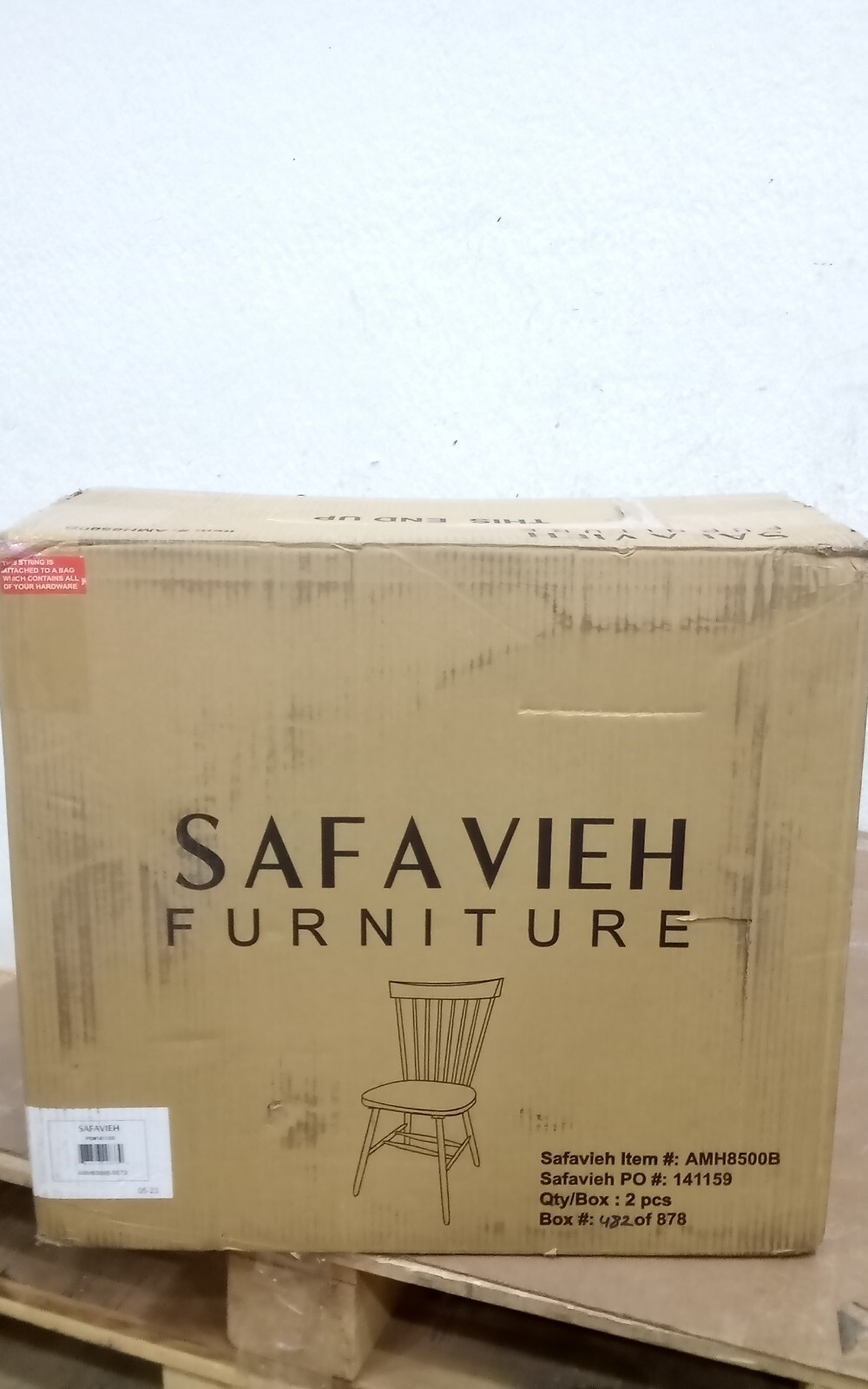 Safavieh PARKER SPINDEL SIDE CHAIR, Reduced Price 2172725905 AMH8500B